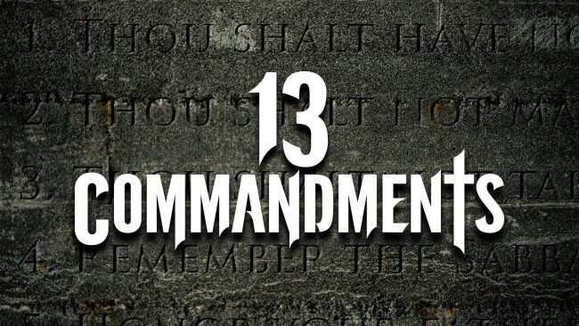 13 điều răn 13 Commandments